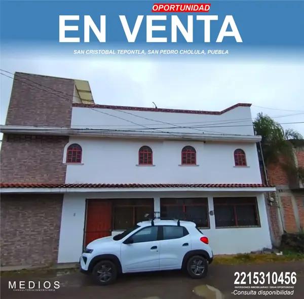 CASA DE OPORTUNIDAD A SOLO 7 MIN DEL CENTRO DE CHOLULA, PRECIO NEGOCIABLE