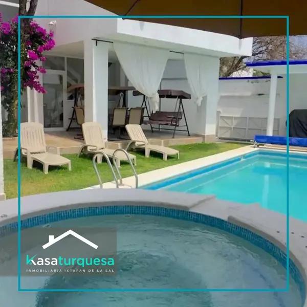 CASA EN VENTA Y RENTA MENSUAL EN CLUB DE GOLF GRAN RESERVA IXTAPAN DE LA SAL
