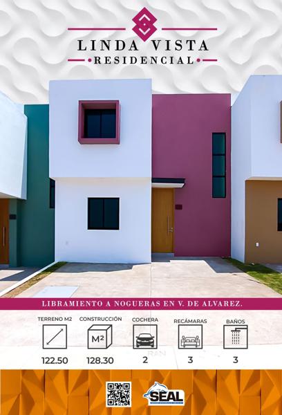 Casa en Residencial Linda Vista en Venta, Villa de Álvarez, Colima