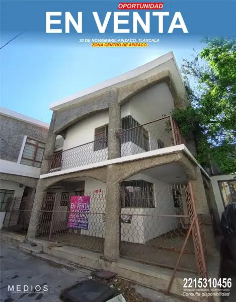 REMATE DE CASA EN COL. 20 DE NOVIEMBRE, APIZACO, PRECIO NEGOCIABLE