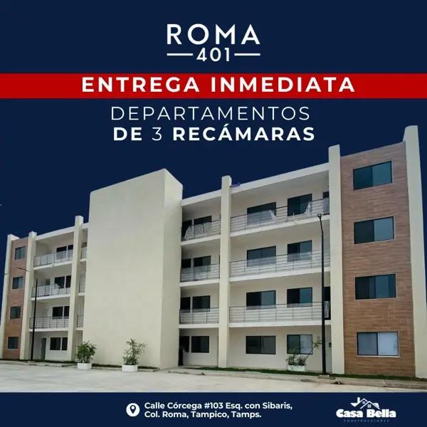 Departamento en venta en Roma, Tampico, Tamaulipas
