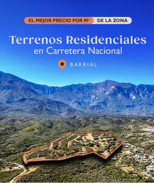 Terrenos habitacionales en El Barrial con vistas panorámicas