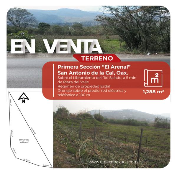 Predio en Venta sobre el Libramiento del Río Salado