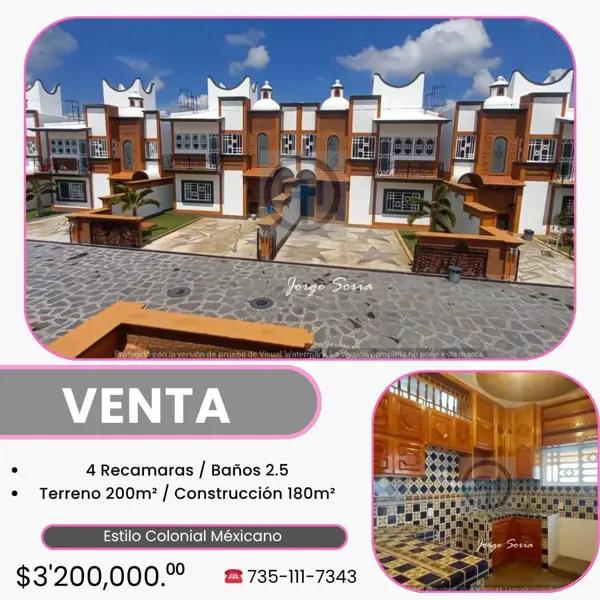 Casa en venta en Hermenegildo Galeana, Cuautla, Morelos Casa en venta en Hermenegildo Galeana, Cuautla, Morelos