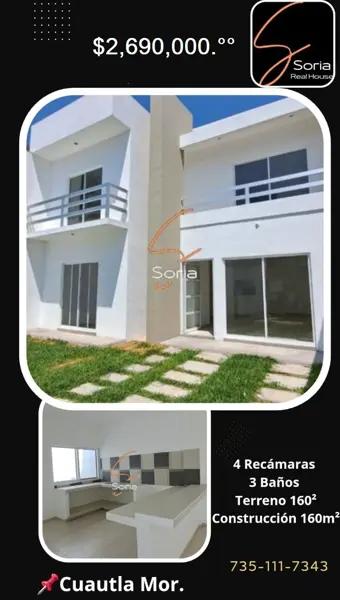 Casa en venta en Hermenegildo Galeana, Cuautla, Morelos Casa en venta en Hermenegildo Galeana, Cuautla, Morelos