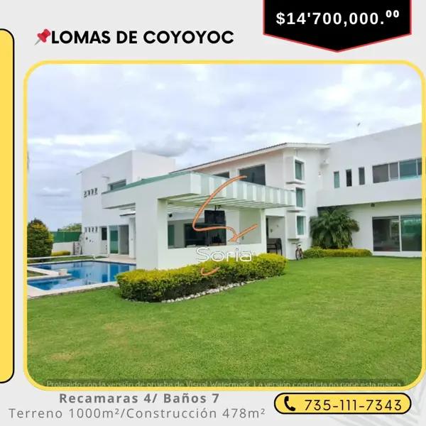 CASA EN LOMAS DE COCOYOC MORELOS CASA EN LOMAS DE COCOYOC MORELOS