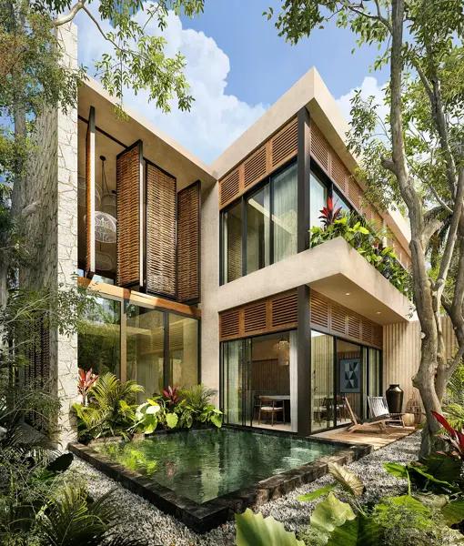 Moderna Casa en Venta en Región 8, Tulum con Alberca y Cocina Equipada
