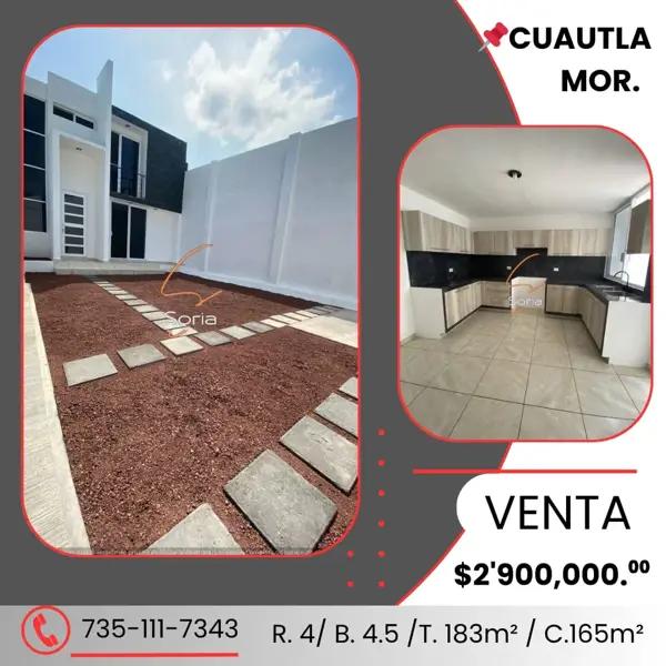 Casa en Cuautla  Morelos