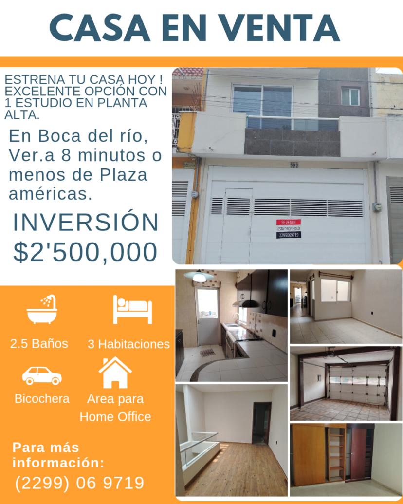 Foto 0 de Casa en venta en Boca del río. | Id nn-jz1000151