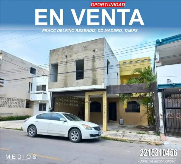 CASA DE OPORTUNIDAD PARA INVERSION EN DELFINO RESENDIZ, CD MADERO, PRECIO NEGOCIABLE CASA DE OPORTUNIDAD PARA INVERSION EN DELFINO RESENDIZ, CD MADERO, PRECIO NEGOCIABLE