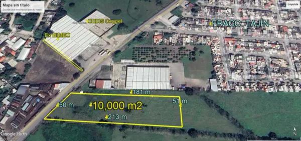 Terreno industrial de 10,000 m² en venta frente a carretera, cerca de CEDIS Bimbo Coppel Terreno industrial de 10,000 m² en venta frente a carretera, cerca de CEDIS Bimbo Coppel