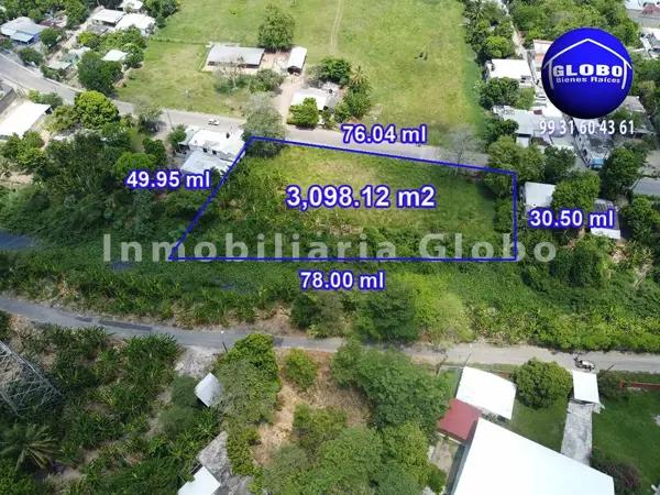 Terreno en venta 3,908 m2 en Samarkanda, Nacajuca, Tabasco, para actividades productivas