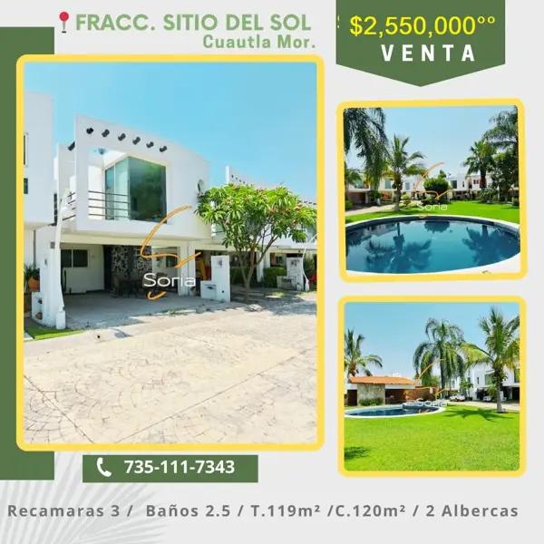 CASA EN CUAUTLA SITIO DEL SOL