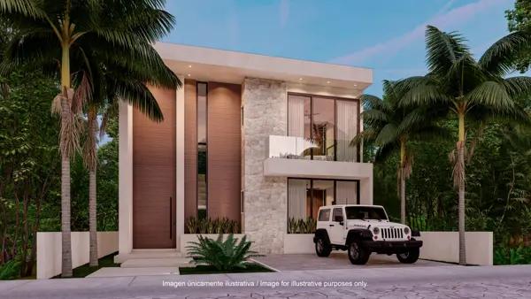 Villa en Venta en Tulum con Hermosa Piscina y Jardín