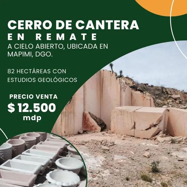 Cerro de Cantera en Mapimí, Durango.