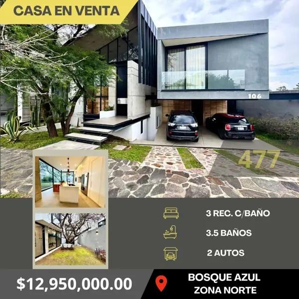CASA EN VENTA EN BOSQUE AZUL CASA EN VENTA EN BOSQUE AZUL
