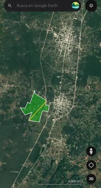 Terreno en venta de 340 Hectáreas en Dzibalche Campeche. Con proyecto solar a 40 años