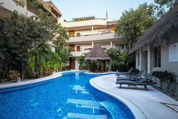 Departamento en Venta de 2 Habitaciones en Aldea Zama, Tulum Departamento en Venta de 2 Habitaciones en Aldea Zama, Tulum