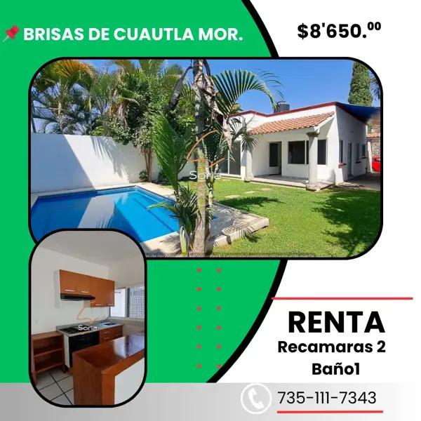 Casa en renta en Brisas de Cuautla, Cuautla, Morelos Casa en renta en Brisas de Cuautla, Cuautla, Morelos