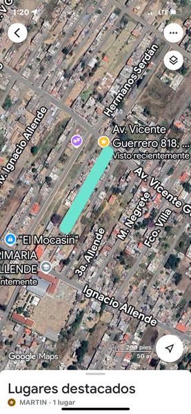 Se vende Terreno todo o en partes en  Cholula