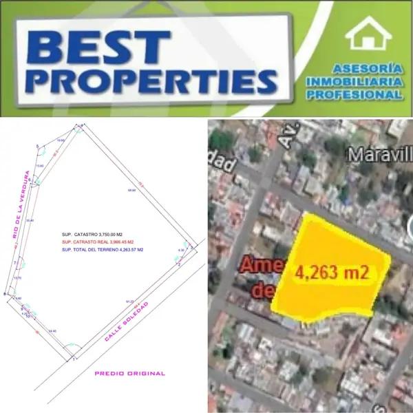 TERRENO USO MIXTO HABITACIONAL O COMERCIAL