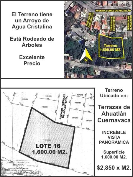 Terreno Ahuatlán, Cuernavaca Terreno Ahuatlán, Cuernavaca