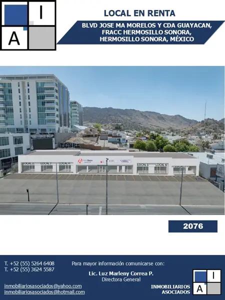 LOCALES EN RENTA 78M2, BLVD MORELOS NTE, FRACC HERMOSILLO SONORA, SONORA, MEX LOCALES EN RENTA 78M2, BLVD MORELOS NTE, FRACC HERMOSILLO SONORA, SONORA, MEX