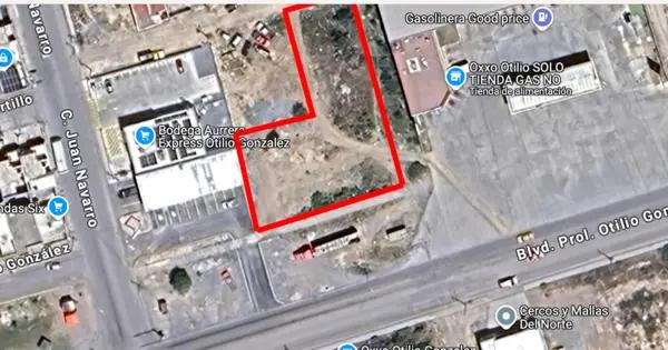 Terreno en Renta sobre Otilio Glz