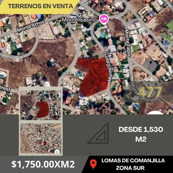 TERRENOS EN VENTA EN LOMAS DE COMAJILLA