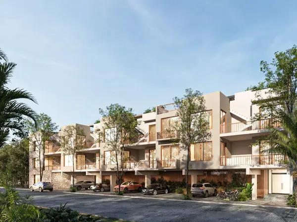 Penthouse en Venta en La Veleta, Tulum con Alberca y Cocina Integral