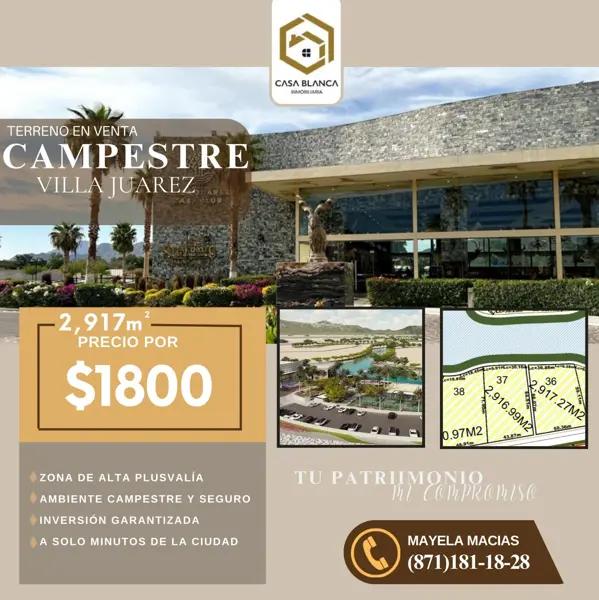 CAMPESTRE VILLA JUAREZ CAMPESTRE VILLA JUAREZ