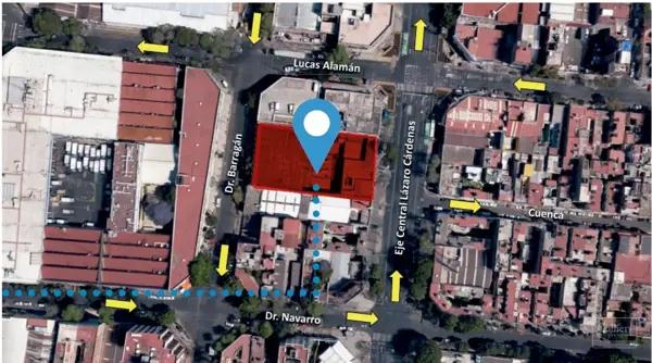 Terreno en venta y renta en Doctores, Cuauhtémoc, Ciudad de México