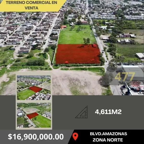 TERRENO COMERCIAL EN VENTA EN BLVD.AMAZONAS