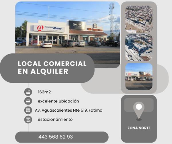 Local en renta en Fatima, Aguascalientes, Aguascalientes Local en renta en Fatima, Aguascalientes, Aguascalientes