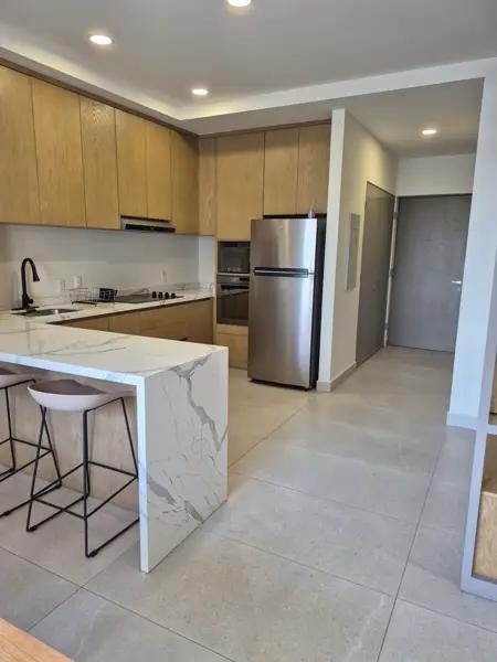 Hermoso departamento amueblado en Renta Torre West de 1 recamara y 1 baño, estancia.