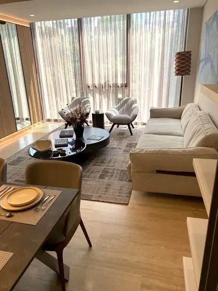 Departamento en Venta de 2 Recámaras, 121 m2, Amenities tipo Resort, Rodeado de Bosque !