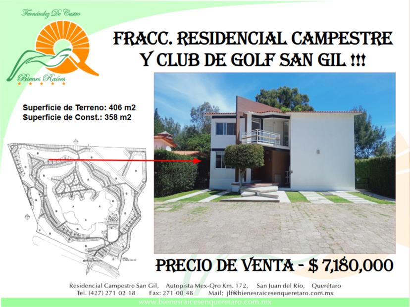 Foto 0 de HERMOSA CASA CON VISTA L CAMPO DEL GOLF EN SAN GIL | Id nn-zv1000236