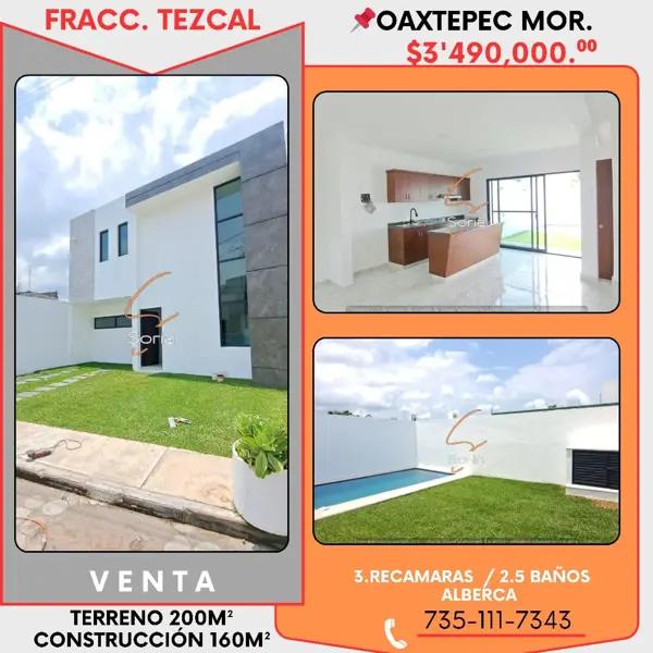 Casa en venta en Oaxtepec Centro, Yautepec, Morelos