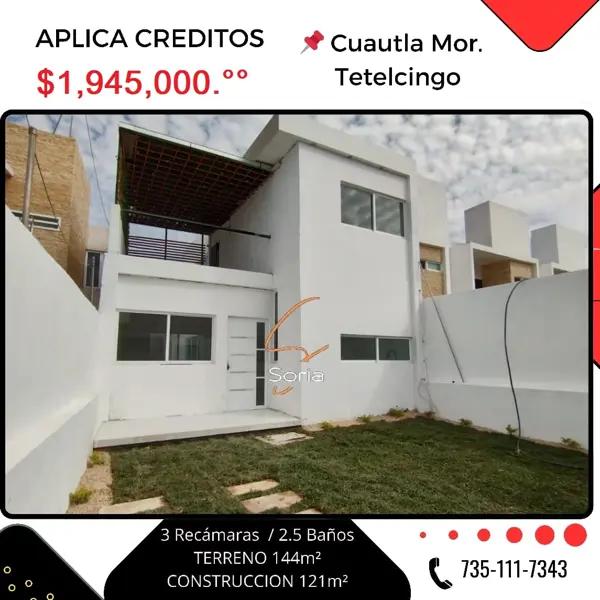 Casa en venta en Tetelcingo, Cuautla, Morelos Casa en venta en Tetelcingo, Cuautla, Morelos