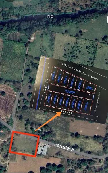 El Cuajilote, se venden terrenos de 200 m² en Medellin, Veracruz
