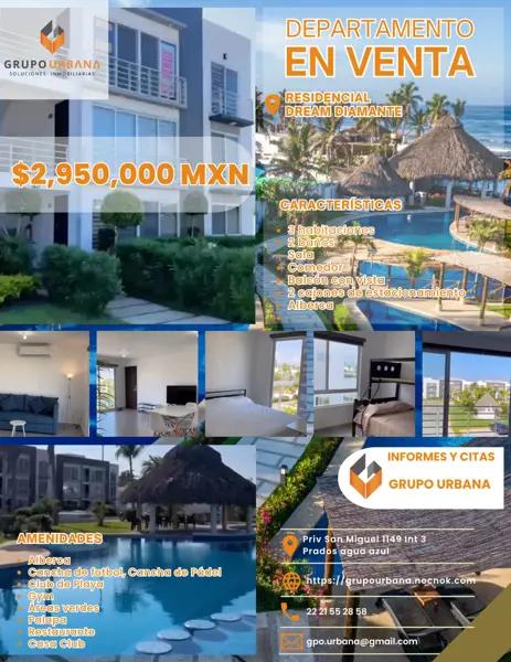 Venta de Departamento en Barra Vieja, Acapulco: Espacios Cómodos con Amenidades