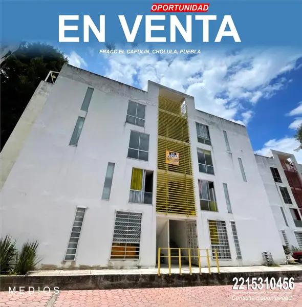 DEPTO A 15MIN DEL CENTRO DE CHOLULA, FRACC EL CAPULIN, PUEBLA, APLICAN CREDITOS