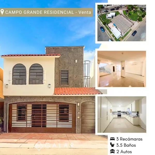 Casa en venta en Campo Grande Residencial, Hermosillo, Sonora