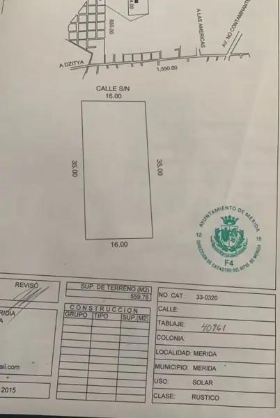 | Terreno en venta en Dzityá de entrega inmediata |