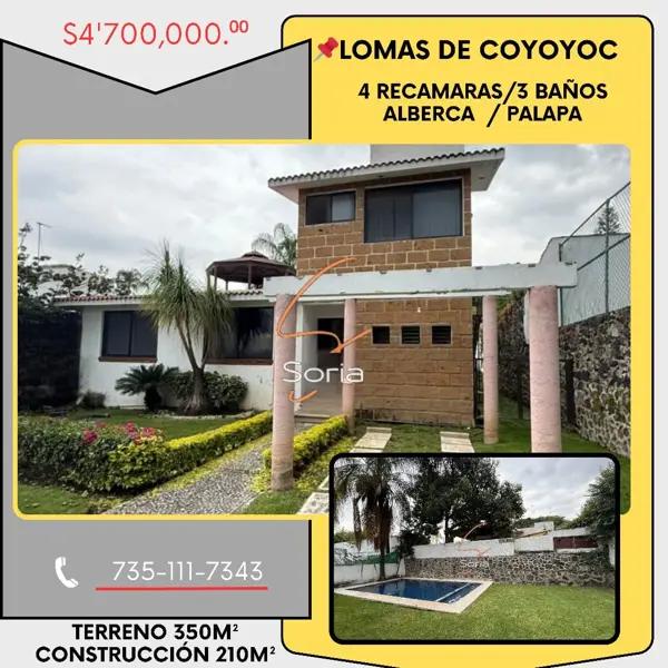 CASA EN LOMAS DE COCOYOC MORELOS CASA EN LOMAS DE COCOYOC MORELOS