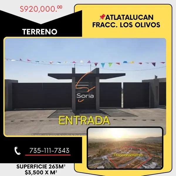 TERRENO EN ATLATLAHUCAN MORELOS