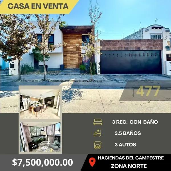 Casa en venta en Hacienda del Campestre, León, Guanajuato Casa en venta en Hacienda del Campestre, León, Guanajuato