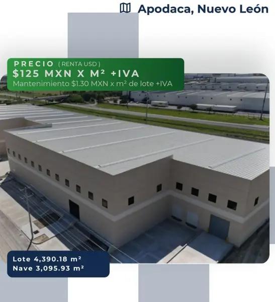 Bodega en Renta en Parque Industrial Dulces Nombres, Apodaca, Nuevo León Bodega en Renta en Parque Industrial Dulces Nombres, Apodaca, Nuevo León