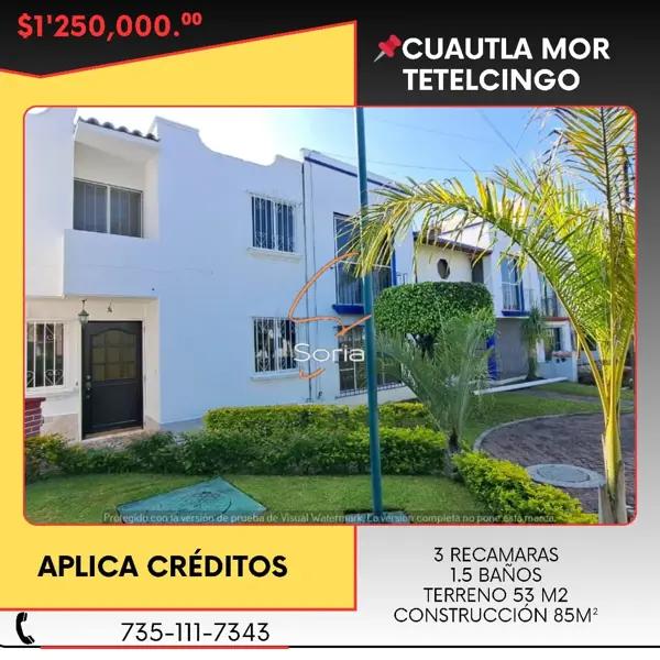 CASA EN  CUAUTLA MORELOS

VILLAS TETELCINGO