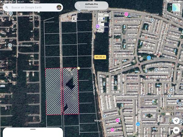 Terreno SM 333 POLIGONO sur Cancun